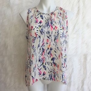 Sophie Rue cream & neon cheetah-like print